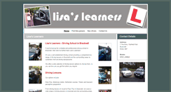 Desktop Screenshot of lisas-learners.co.uk