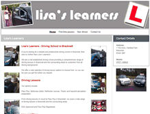 Tablet Screenshot of lisas-learners.co.uk